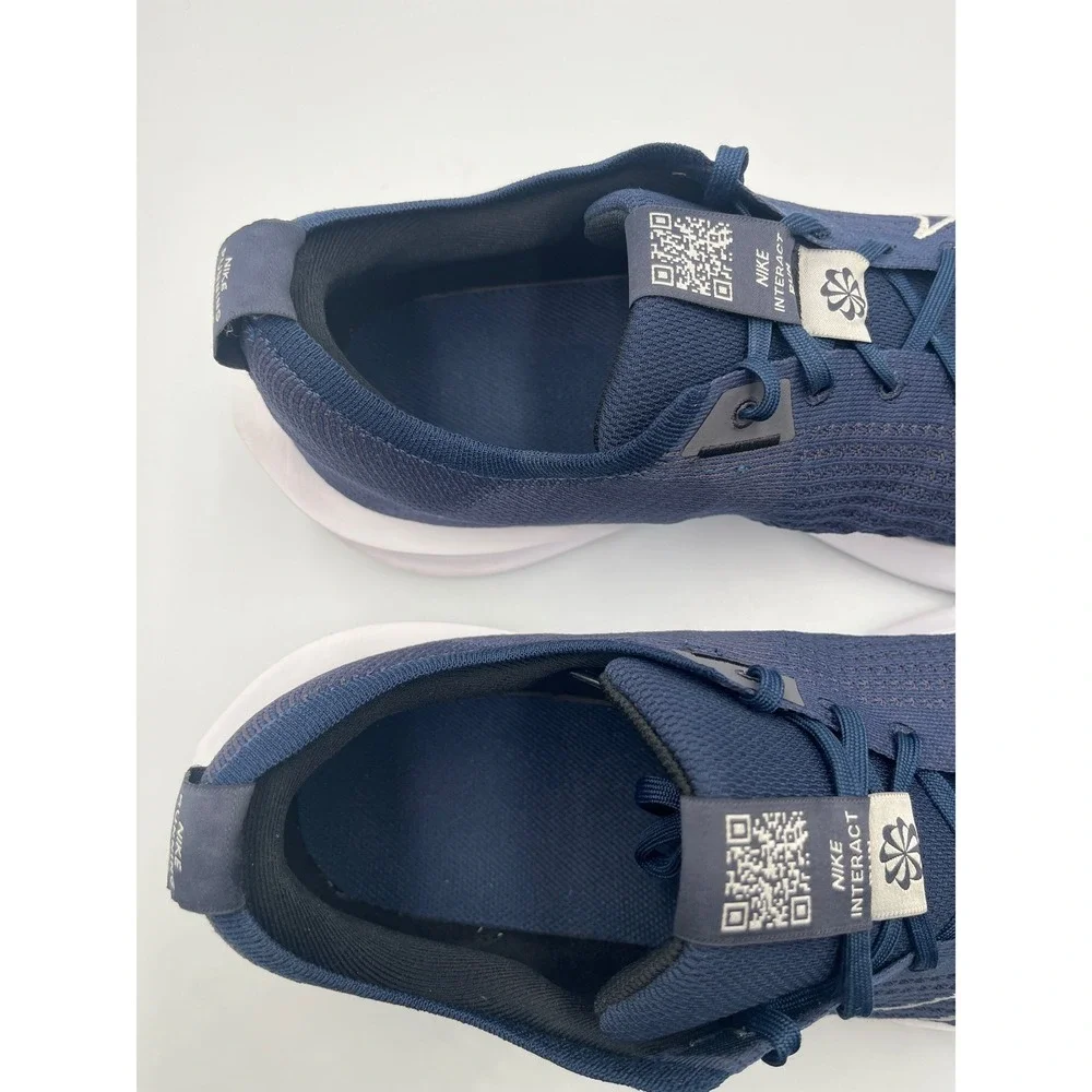 Nike Interact Run FD2291-402 Mens 15 College Navy White Running‎ Shoes
